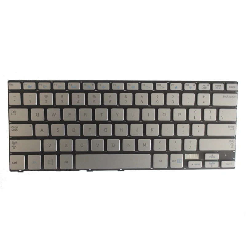 NEW US laptop Keyboard for Samsung 7 Ultra 730U3E NP730U3E 740U3E NP740U3E silver US keyboard Backlight