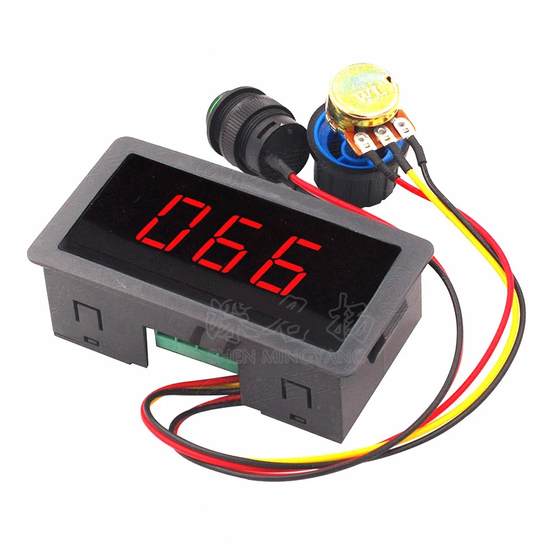 DC PWM Motor Speed Controller CCM5D 16KHz 6-30VDC 6/8A stepless speed control switch 6V 12V 24V LED display