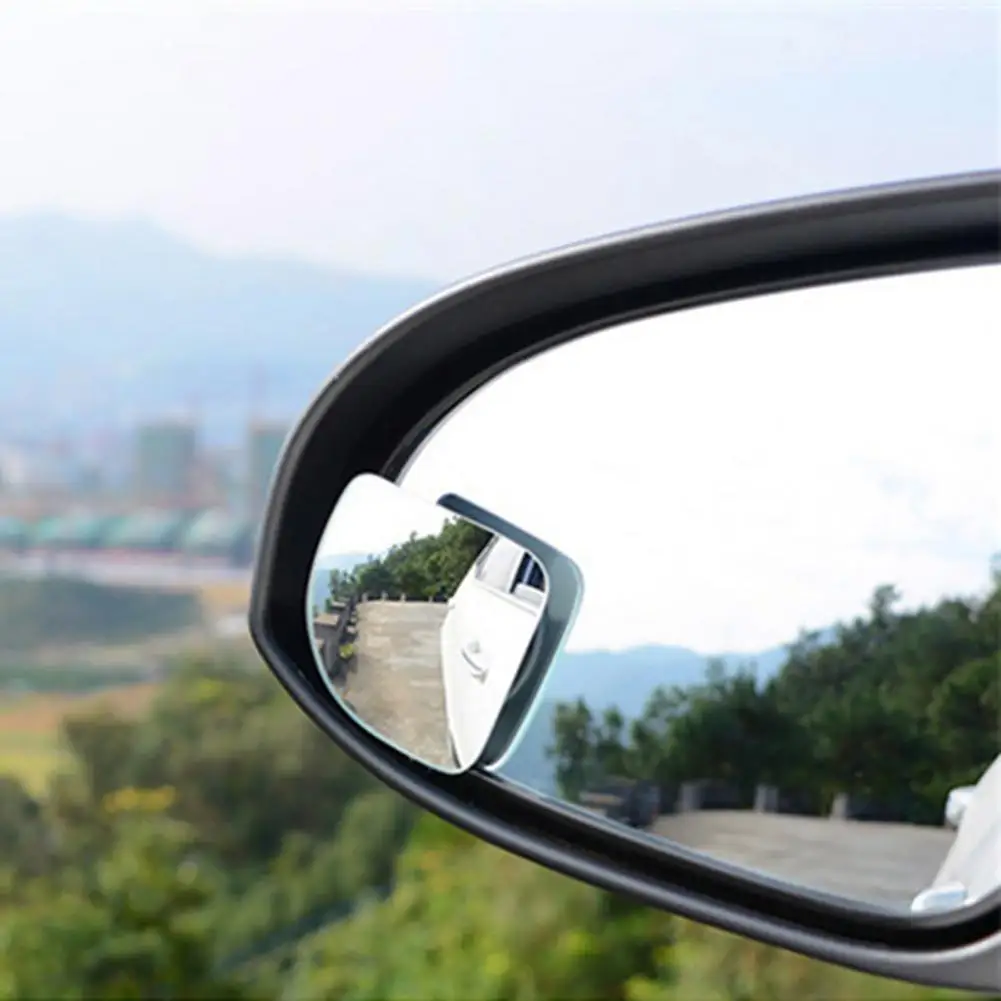 1 Pair 360 Degree HD Blind Spot Mirror Universal Car Rearview Convex Mirror Auto Wide Angle Side Car Rearview Blind Spot Mirror