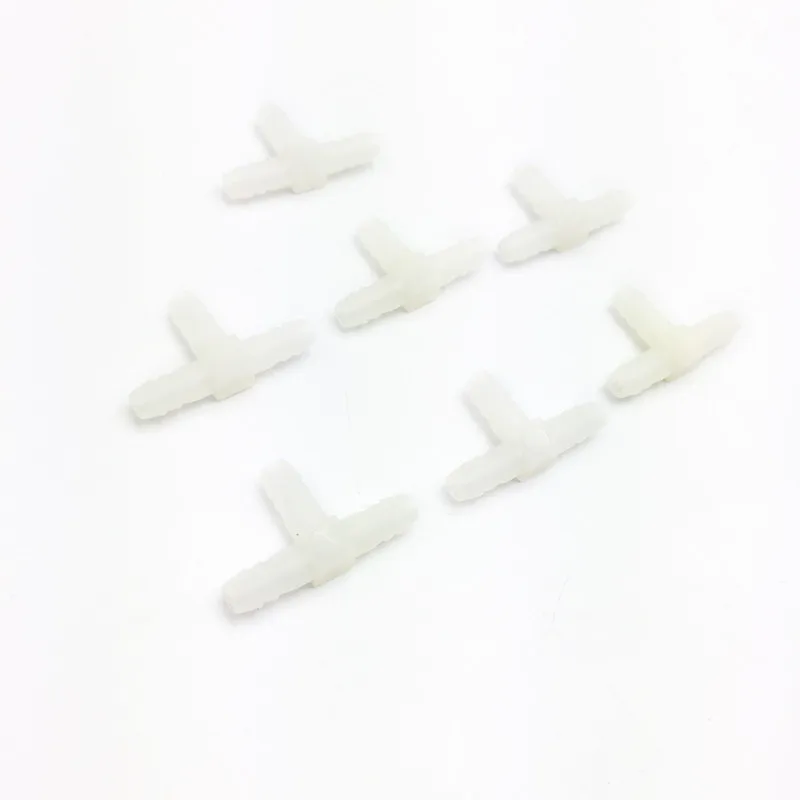 20pcs T shaped Pneumatic Fitting Air Water Plastic Tube Connector Pipe Fitting Dental Quick Fitting