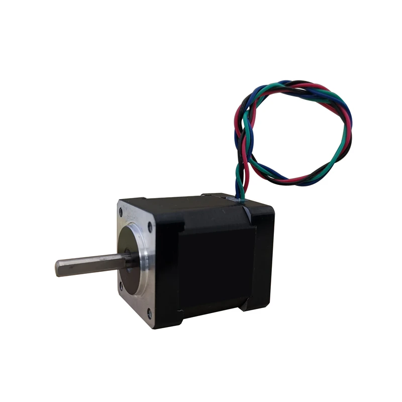 35BYGH42 Nema14 35 Шаговый двигатель Биполярный с высоким крутящим моментом 23 Нсм 32,6 унций дюйма 0,5 А 1,8 °   2-фазный 4-проводной шаговый двигатель