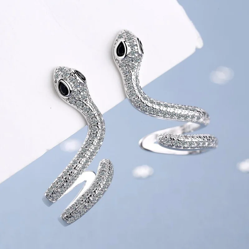 

Женские серьги из серебра 925 пробы, с инкрустацией