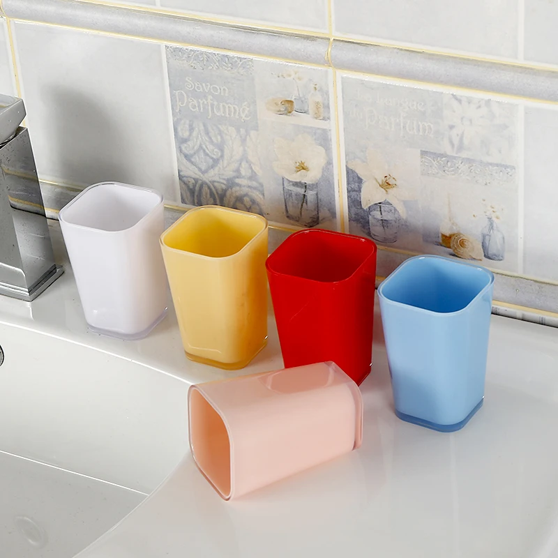 Bathroom Accessories 4Pcs/Set Bathroom Gadgets Soap Dispenser Cup Soap Dish Toothbrush Holder