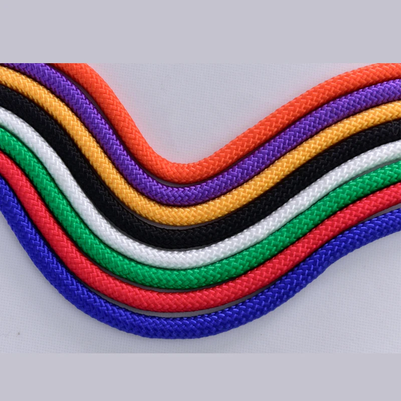 10~100m Φ8mm Core-spun Parachute Cord Lanyard Tent Rope For Hiking Camping Stair Fence Safety Net Rope Household Clothesline