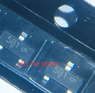 

20PCS BC807-25LT1G SOT-23 screen printing 5B1 PNP 45V 0.5A SMD transistor