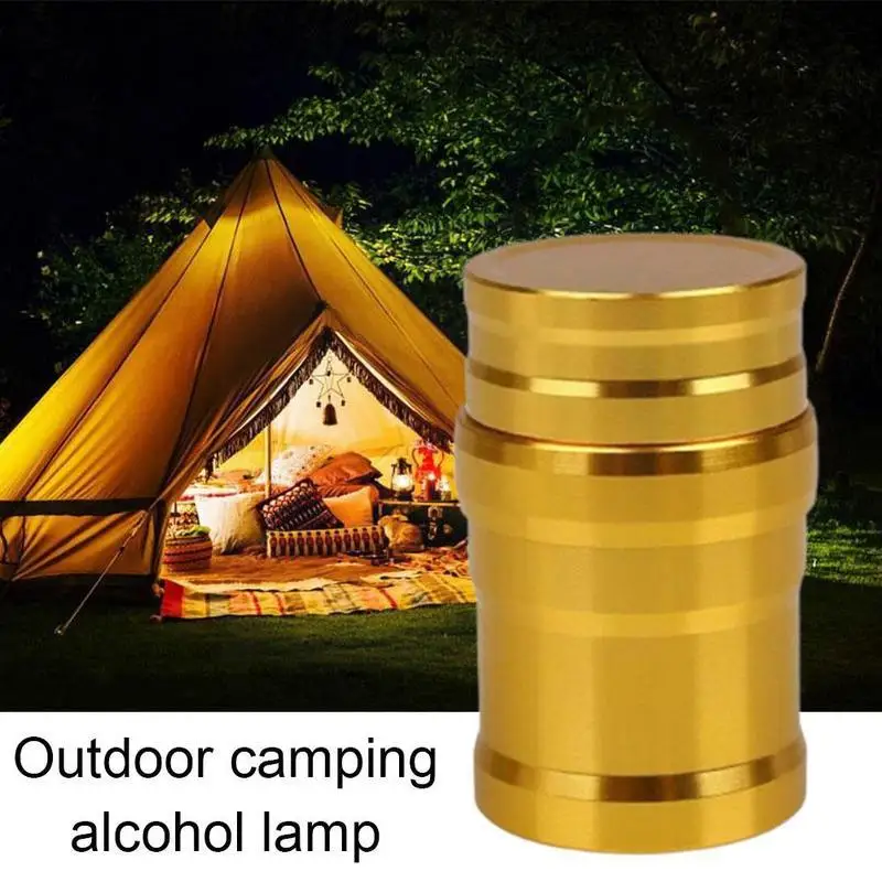 Portable Metal Mini Alcohol Lamp Lab Equipment Heating Liquid Stoves For Outdoor Survival Camping Hiking Travel Accessories