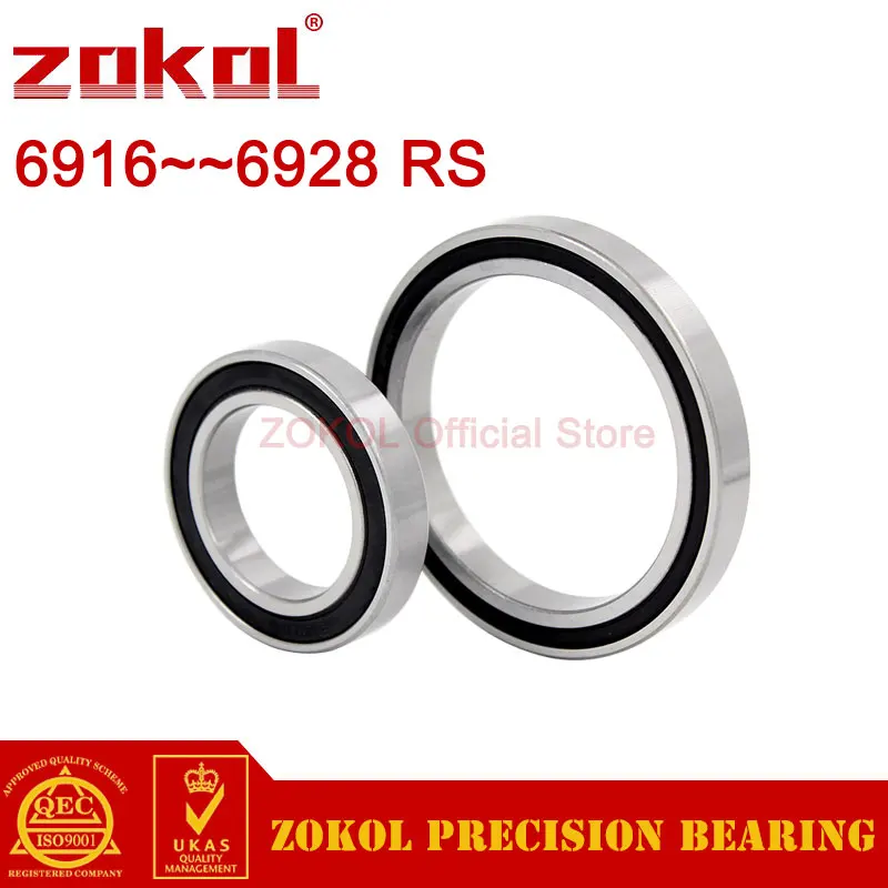 

ZOKOL 6916 6917 6918 6919 6920 6921 6922 6924 6926 6928 2RS Thin Wall Deep Groove Ball Bearings