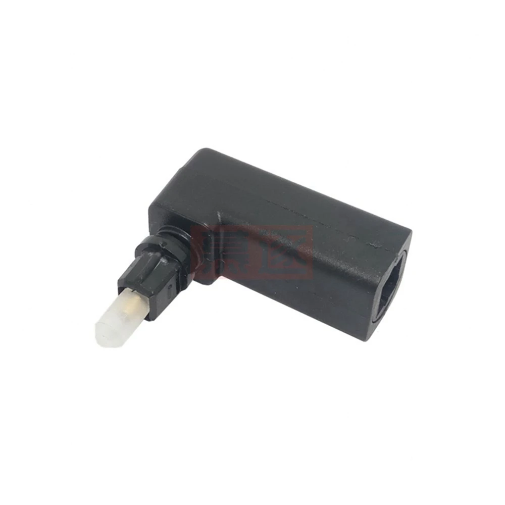 90 grad M/F Digital Optical Audio Kabel Adapter Männlich zu Weiblich Rechten Winkel 360 Dreht für Toslink Optische kabel TV Ada