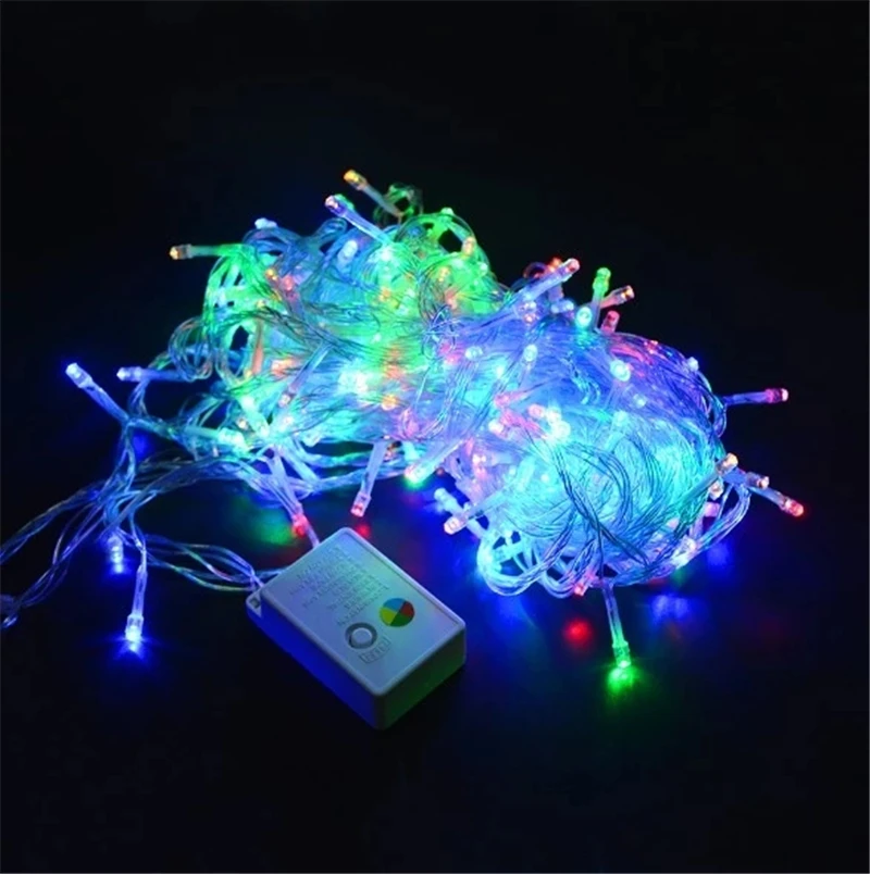 

Holiday Led christmas lights outdoor 100M 50M 30M 20M 10M 5M led string lights decoration for party holiday wedding Garland