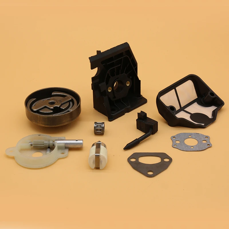 325/7กลองกลองน้ำมันกรองอากาศปั๊มคาร์บูเรเตอร์อะแดปเตอร์ฐานสำหรับ HUSQVARNA 142 141 137 136 36 41 Chainsaw อะไหล่