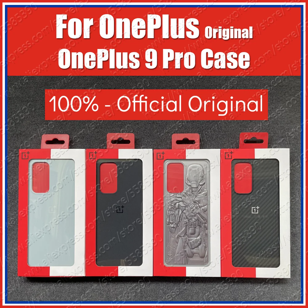 Casing OnePlus 9 Pro Asli ORIGINAL Karbon LE2123 OnePlus 9 Pro Sampul Belakang Karbon Batu Pasir Keras Casing Bumper Droid Unik