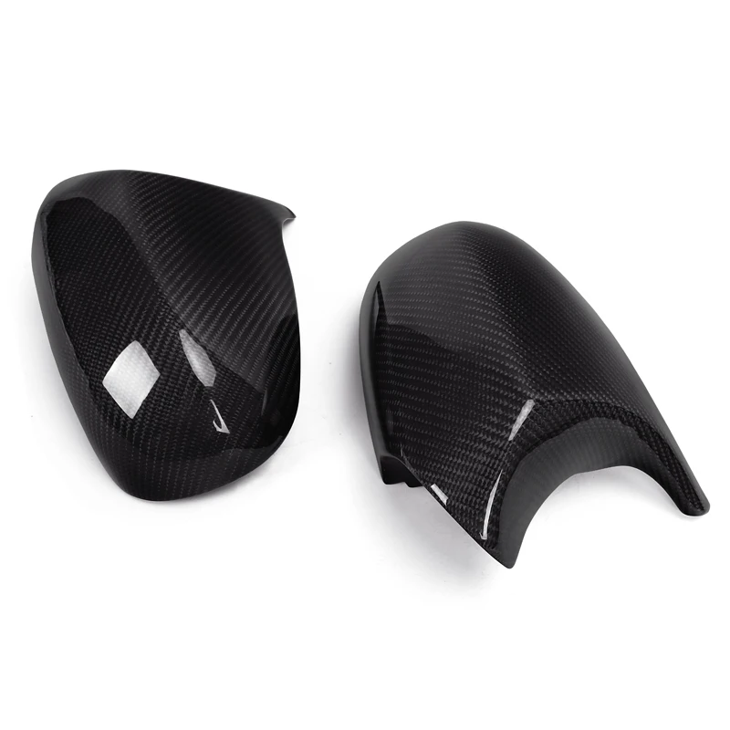 Pair E92 Mirror Cover Car Side Door Rearview Mirror Caps for BMW E90 E91 Sedan LCI 2008-2011 E92 E93 2010-2013 Real Carbon Fiber