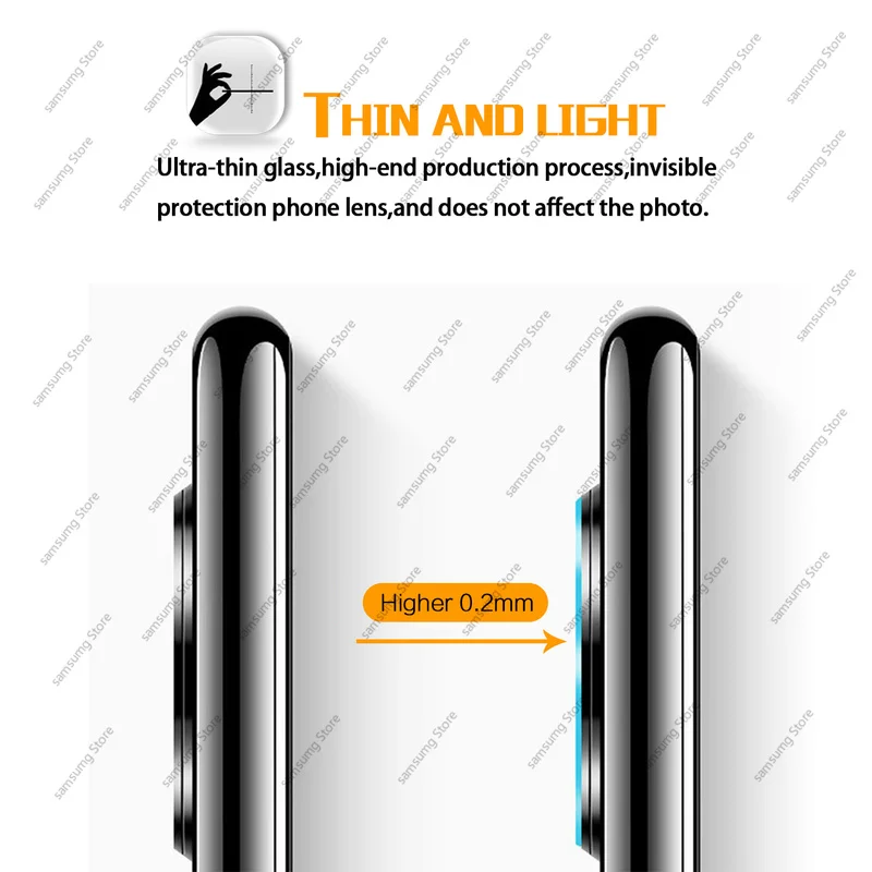 2PCS Glass For Vivo Y31 camera lens Glass For Vivo Y51 Tempered Glass Flim Protective Screen Protector For Vivo Y50 y11s y70 y20