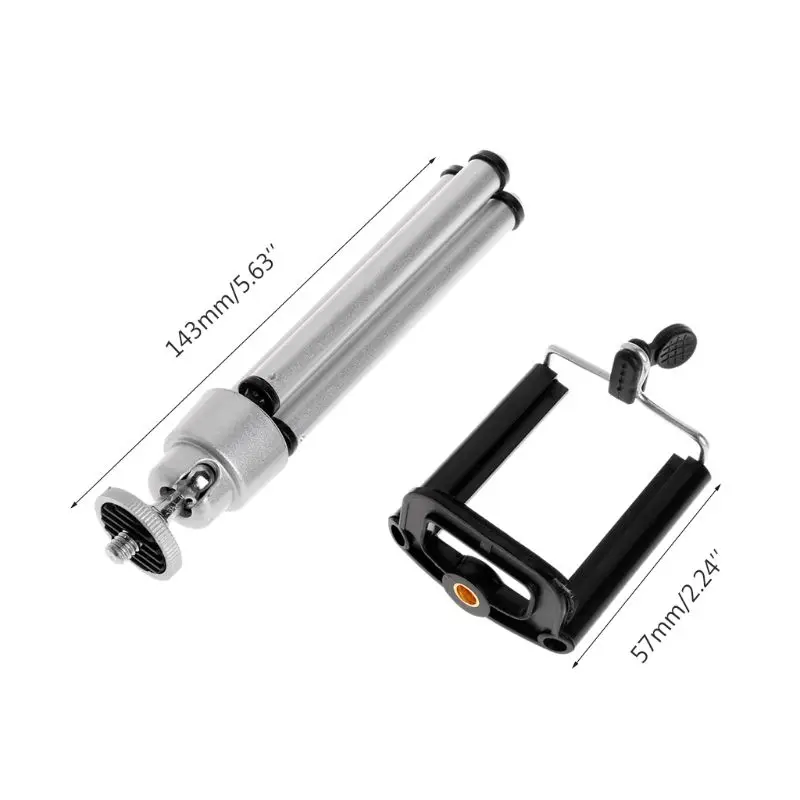 Chân Đế Tripod Có Clip Quay Hợp Kim Nhôm Giá Đỡ Cho Điện Thoại Laser Máy Ảnh SLR Kỹ Thuật Số