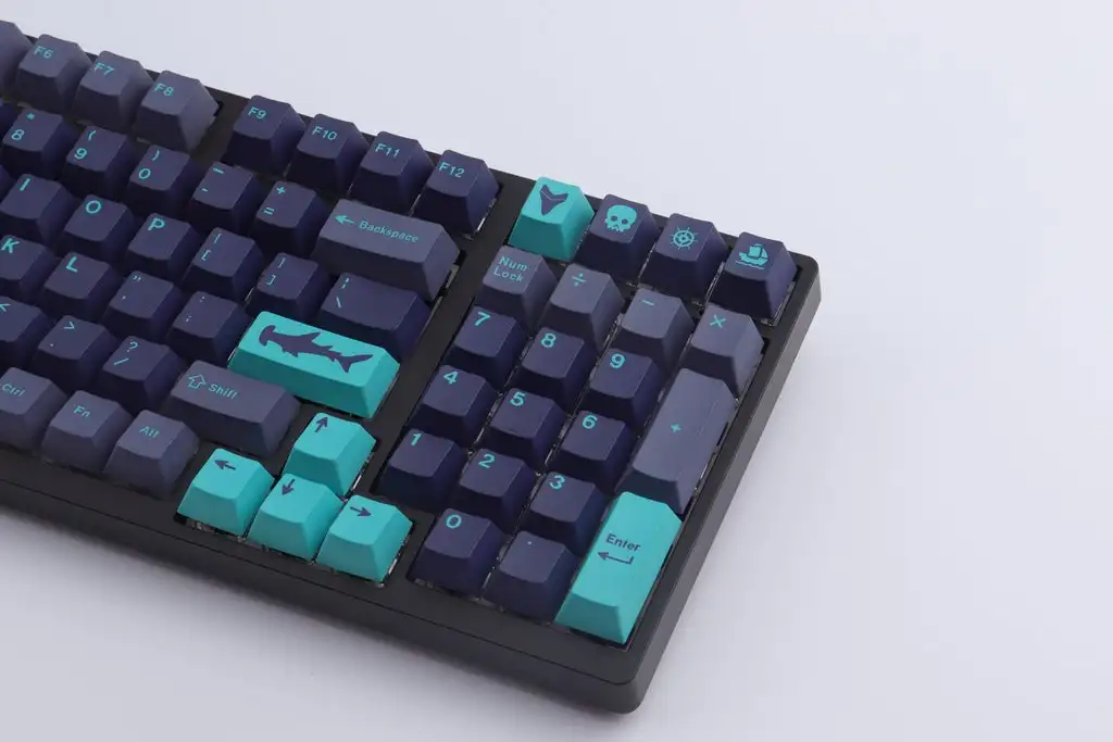 GMK Hammerhead Tastenkappen Kirsche Profil PBT FARBSTOFF-SUB 129 Schlüssel Keycap Für Cherry MX Schalter Mechanische Tastatur Personalisierte Schlüssel kappe