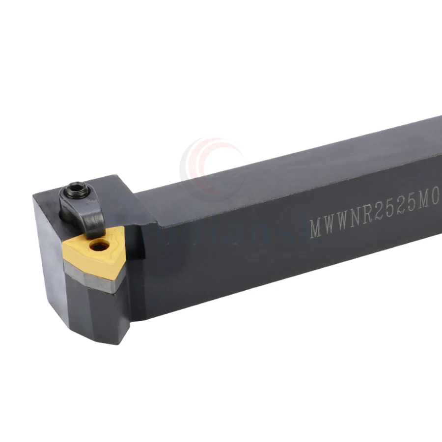 MWWNR2020K08 MWWNR2525M08 Snijden Invoeren Hoek 50 ° Samengestelde Externe Perzik-Vormige Cnc Draaibank Draaien Arbor Gefreesd Klem Gereedschap
