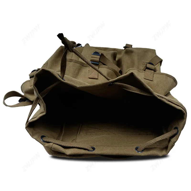 War II US Military M14 Canvas Backpack Outdoor Trekking Climbing Combat Army Hiking Battle Large Capacity Bag Tactical Packs