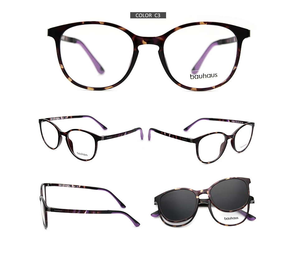 RS008 Ultraleichte Sonnenbrille Für Unisex Frauen Brillen Rahmen Mit Polarisierten Magnet Clip Auf Sonnenbrille Weibliche Uv400 Oculos De – Detail 10