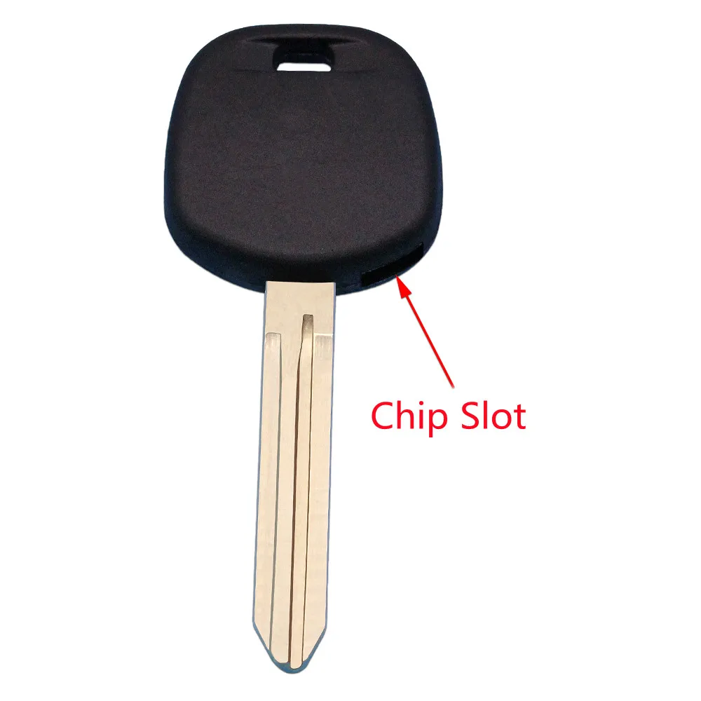 

10PCS Tansponder Key Chip Case For Toyota Camry Fortuner Corolla RAV4 With TOY43 TOY43AT Key Blade Spare Car Key Locksmith Tool