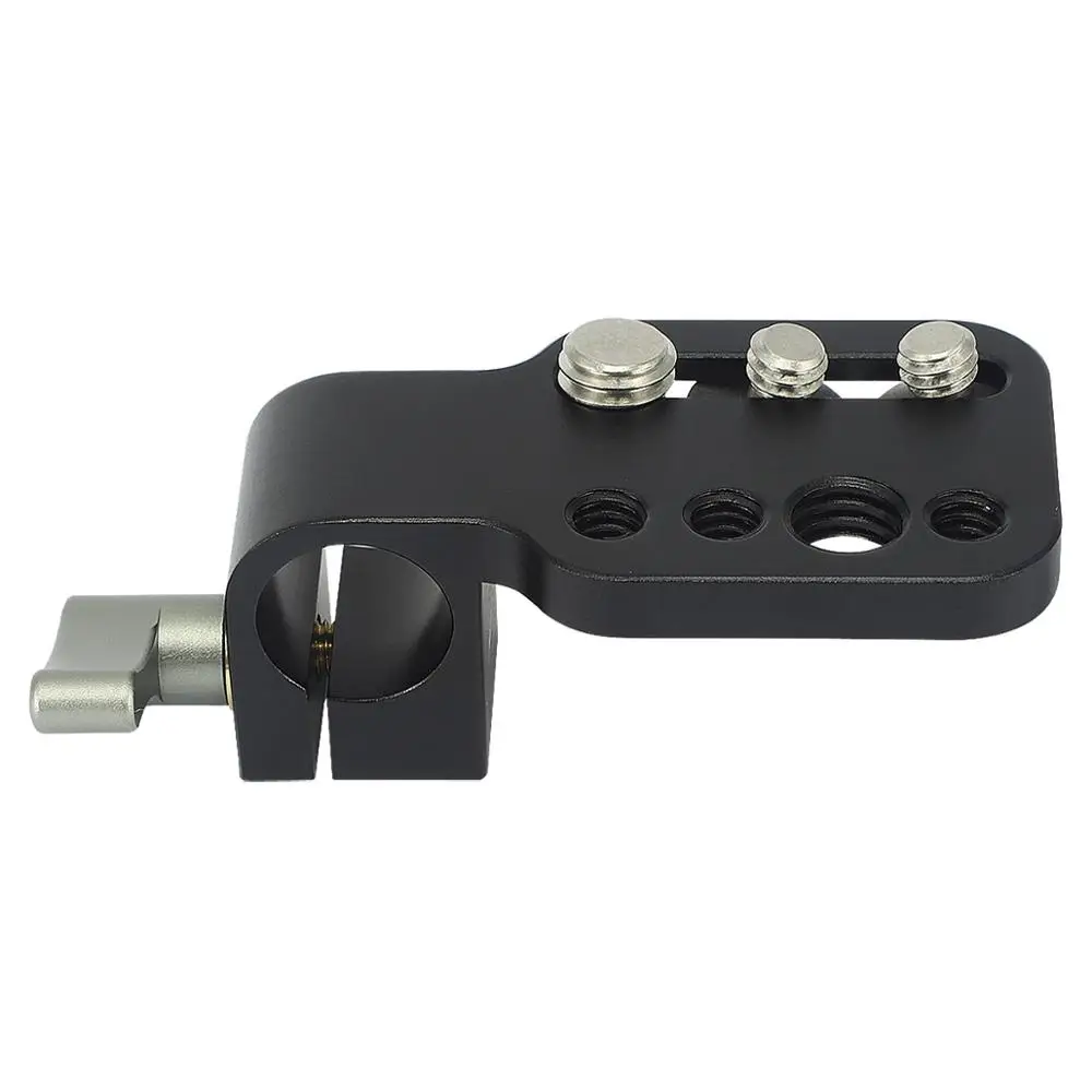 Haoge VA-PC01 متعددة الوظائف 15 مللي متر قضيب المشبك جبل مع لوحة و 1/4 "3/8" المسمار للكاميرا DSLR تلاعب