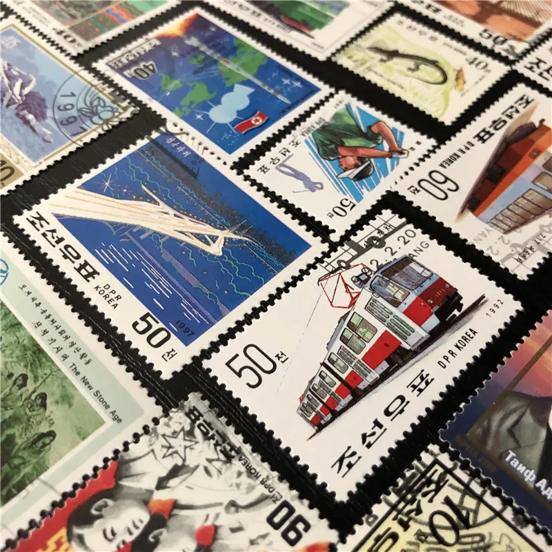 N-K 100 قطعة طوابع بريد مختلفة (طوابع CTO) ، مجموعة مجموعة ، تستخدم مع علامة البريد ، مجموعة حالة جيدة #4