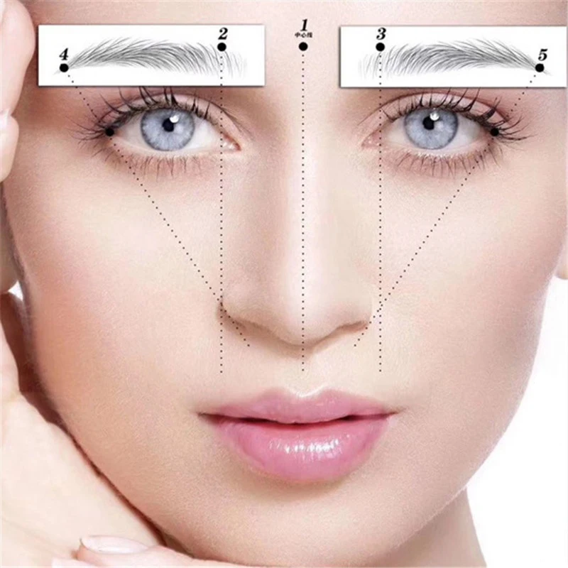 Magic False Eyebrows 4D Hair-like Eyebrow Tattoo Sticker Waterproof Lasting Makeup Water-based Eye Brow Stickers Cosmetics