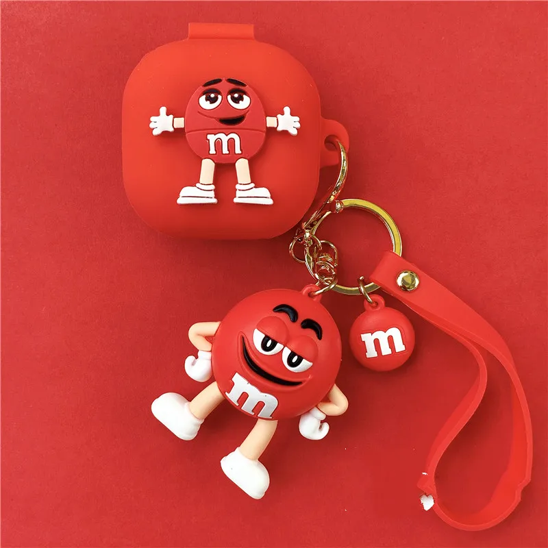 Cute Silicone Cover for Samsung Galaxy Buds Live 2020 Case Bluetooth Earphone Case Wireless Headphone Protective Case Box Bag