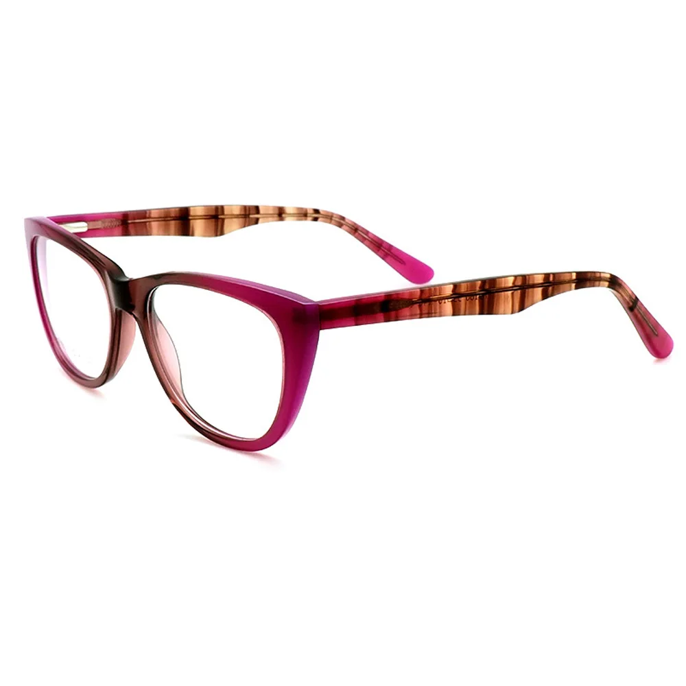 Women Personality Ultralight Full-Rim Oversized Colorful Frame Custom Made Myopia Glasses -1 to -6 Reading Glasses +1 to +4