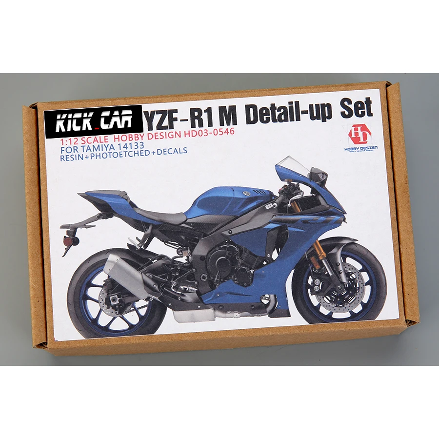 

Hobby Design HD03-0546 1/12 YZF-R1 M Racing Detail-up set Model Car Modifications Hand Made Model For T 14133 PE+Metalparts