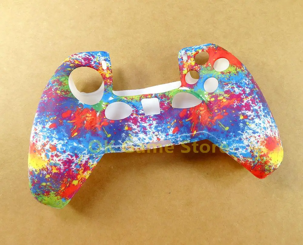1pc/lot Silicone Case Soft Gel Rubber Cover For SONY Playstation 5 PS5 Controller Protection Skin Case For PS5 Game Accessories