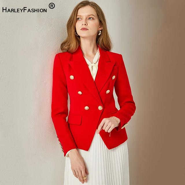 Ladies red blazers and jackets best sale