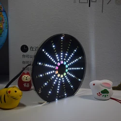 LED Circular Audio Visualizer, Música Spectrum Display, Eletrônico DIY Kit, SMD Componente Solda Kit