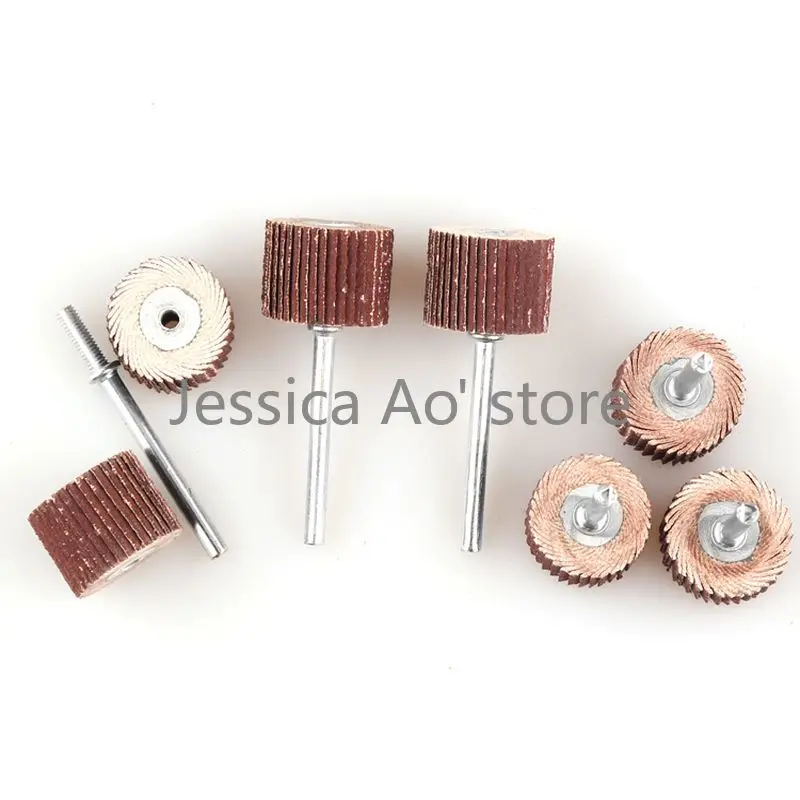 10pcs 80-600grit 8-20mm Power Tool Abrasive Paper Cylinder Sanding Paper Grinding Wheel Metal Polisher Woodworking Tools