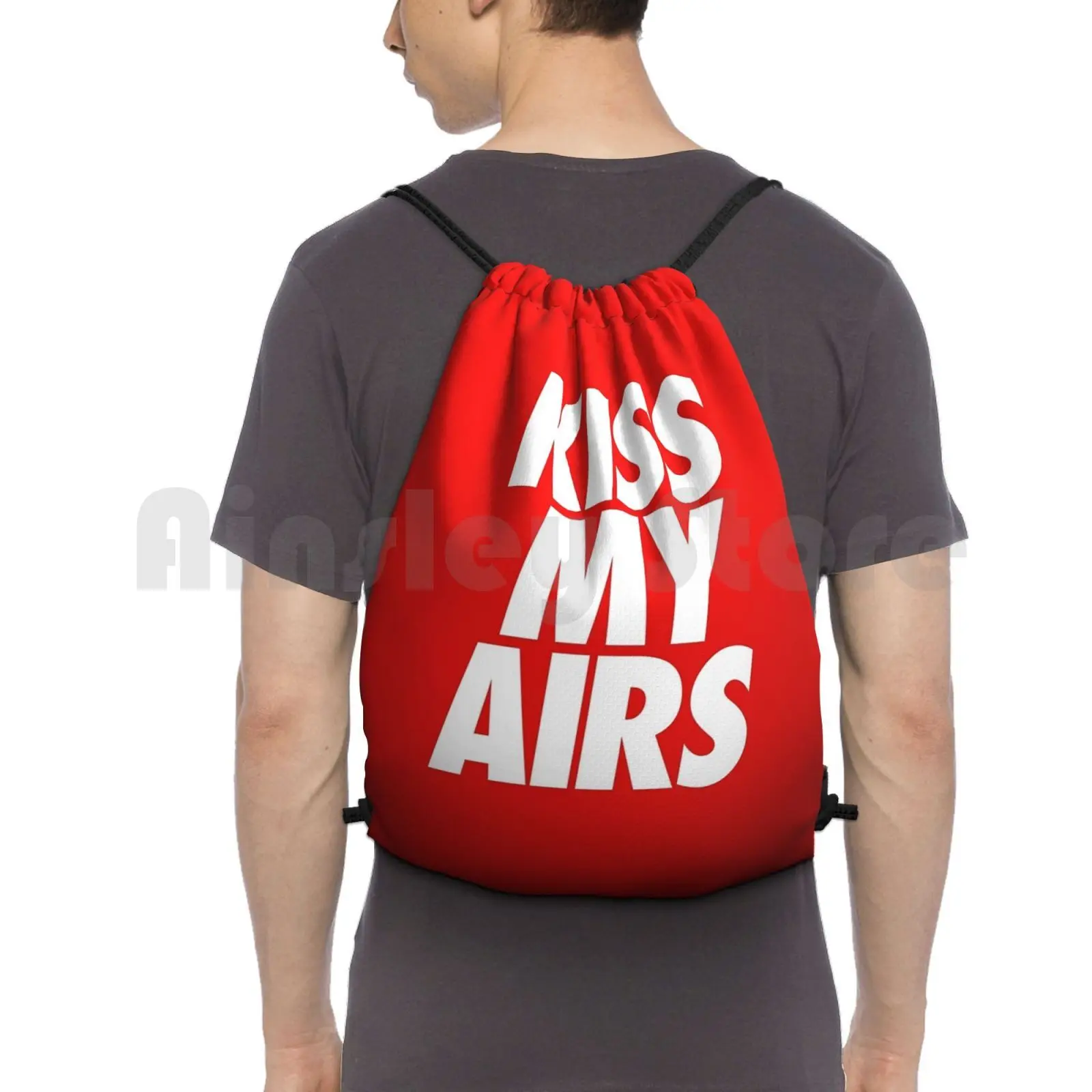 Kiss My Airs Backpack Drawstring Bag Riding Climbing Gym Bag Hypebeast Fashion Streetwear Highsnobiety Hi Fashion Home Ss20