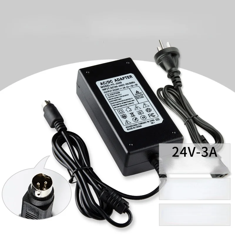 power adapter for New Beiyang btp-2002cp 2200E M180 and other 24V 2A three-pin