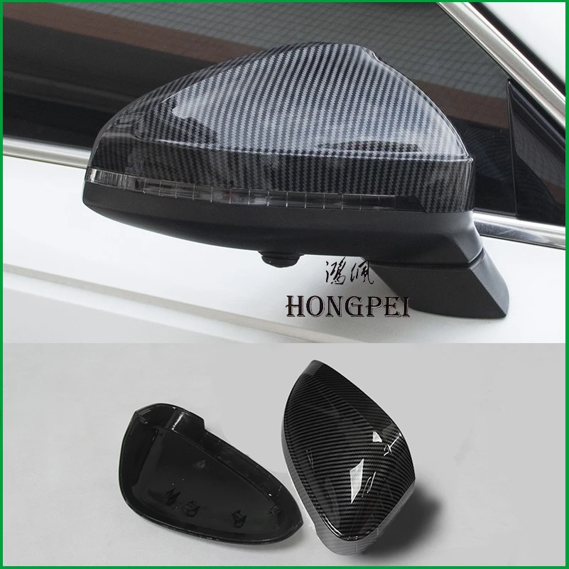 

For A4 B9 A5 S4 S5 2017 2018 2019 Door Side Wing Rearview Mirror Cover Replace Original Cover Trim Car Styling Auto Accessories