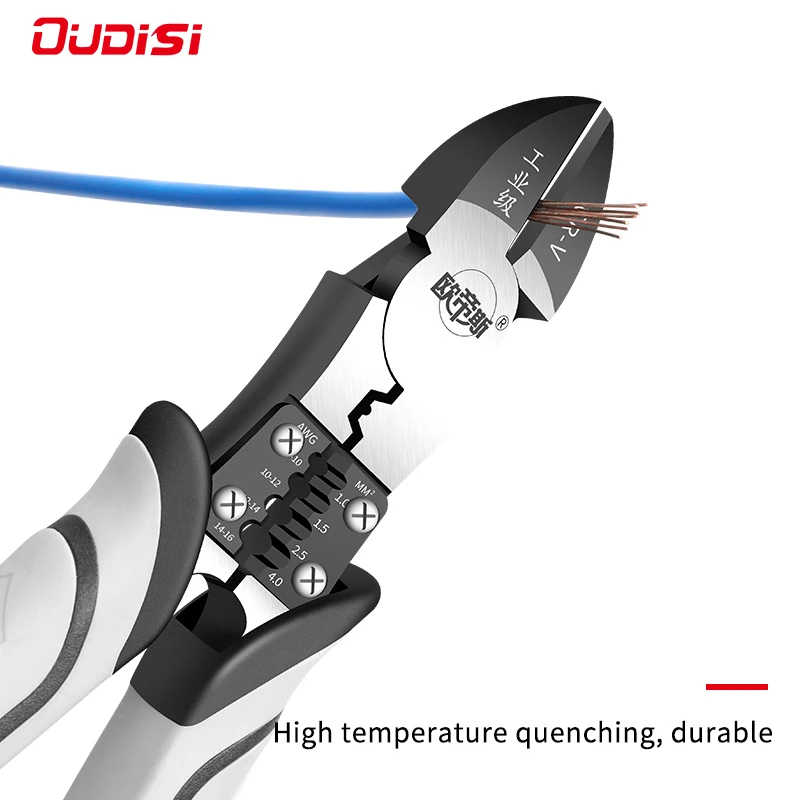 OUDISI Multifunctional Universal Diagonal Pliers Needle Nose Pliers Hardware Tools Universal Wire Cutters Pliers Wire Stripper