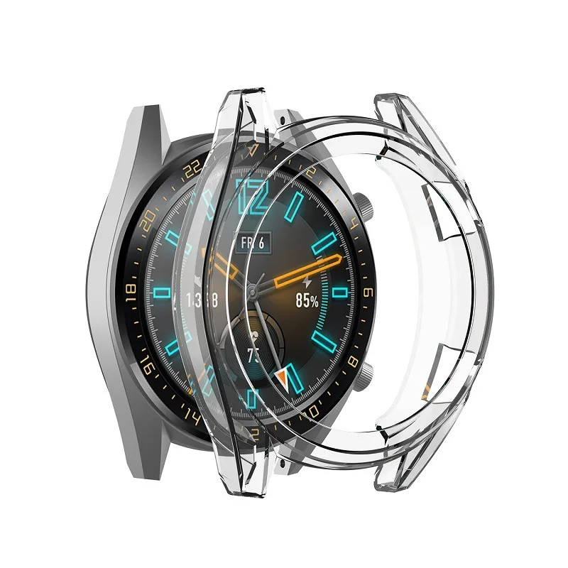 Funda de reloj de silicona de repuesto para Huawei Watch GT, carcasa de reloj inteligente de moda para Huawei Watch GT Active