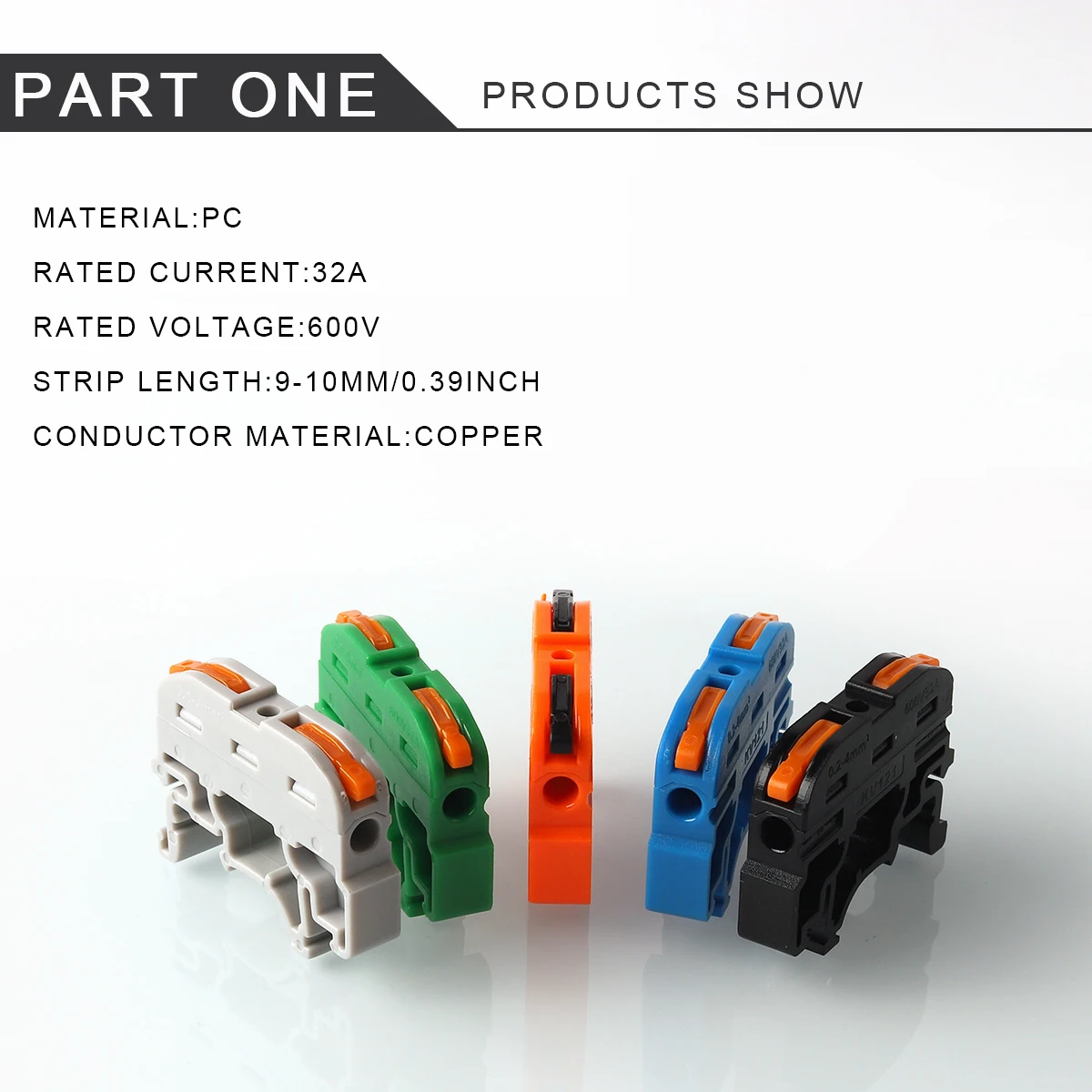 Din Rail Type Terminal Block Quick Wire Connector Compact Dirigent Splicing Kabel In Plaats Van Uk 2.5B Push-In Bedrading conector