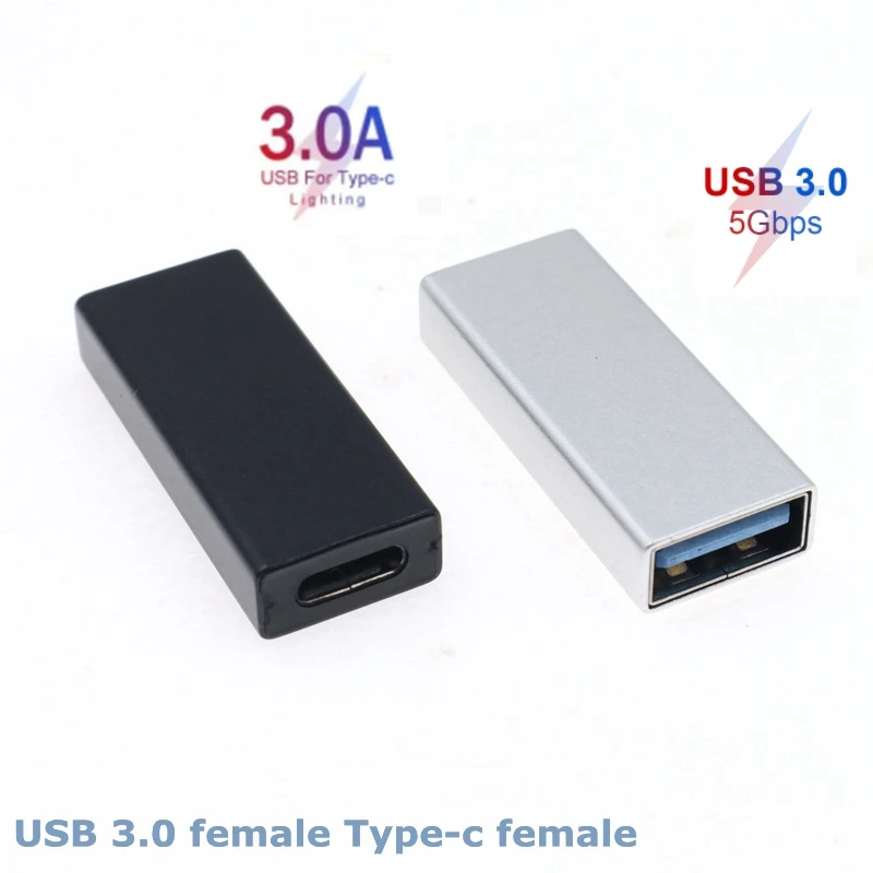 ที่มีคุณภาพสูง Type-C หญิง USB3.0หญิง Adapter ความเร็วสูง5Gbps แบบพกพา USB-C อะแดปเตอร์สำหรับโทรศัพท์มือถือแท็บเล็ต Extension