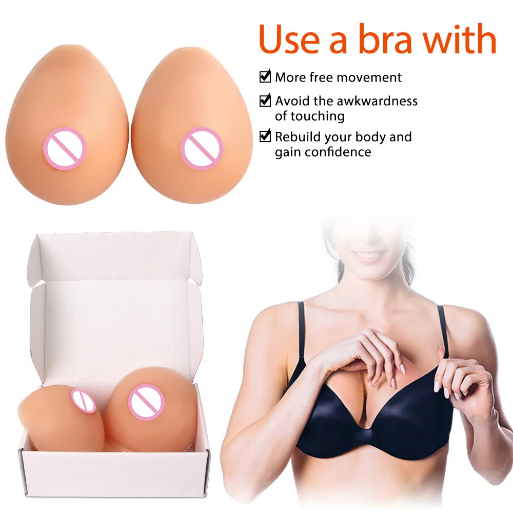 Realistic Fake Boobs Tits Crossdress Silicone Breast Form False Breast For Shemale Transgender Drag Queen Cosplay Transvestite