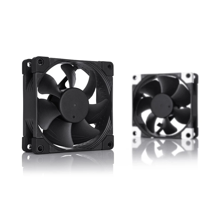 Imagem -04 - Noctua Nf-a8 Pwm Chromax.black.swap 80 mm Computador Case Radiador Quiet Case Fan 12v 4pin Cpu Cooler Fans