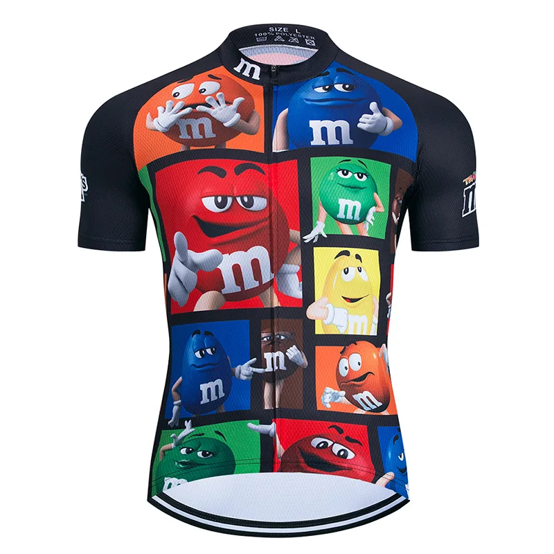 9 colors Summer Cycling Jerseys Funny Cycling Clothing Mtb Quick Dry Bicycle Clothes Men\'s Short Maillot Ropa Ciclismo Bike Wear