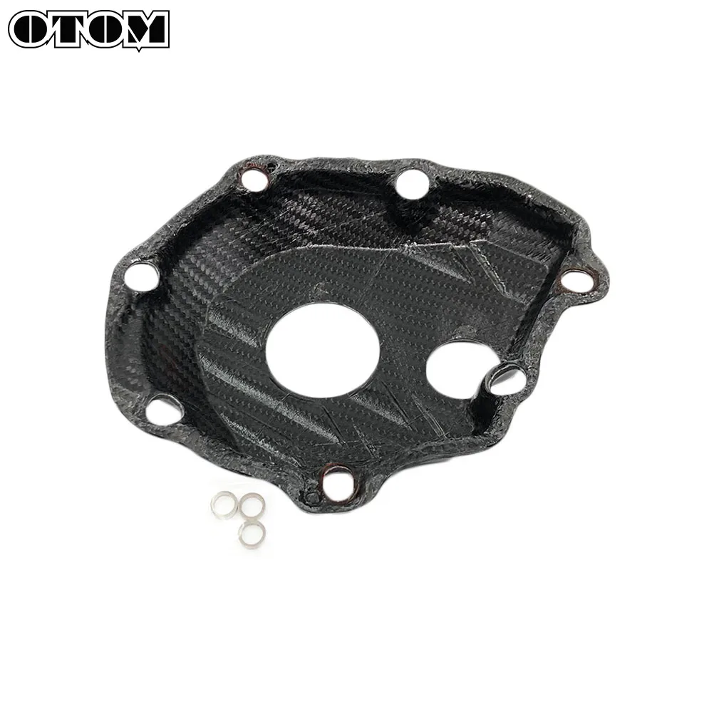 OTOM NEW 2021 Motorcycle Engine Clutch Cover Magneto Protective Ignition Guard For KAWASAKI KX250F KX250 KX250XC Motocross Parts