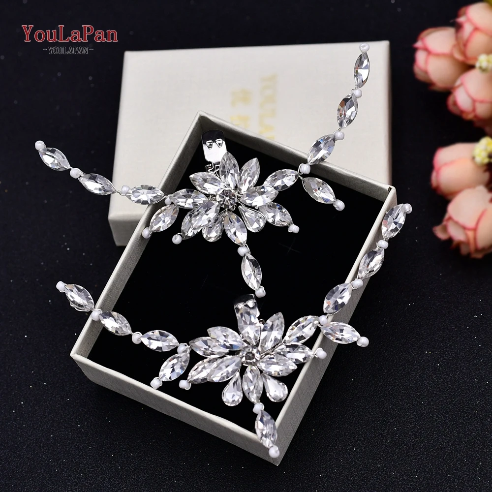 Youlapan X34 2020 Nieuwe Schoen Clip Strass Vleugels Diy Charms Vrouwen Schoenen Clips Bruiloft Hoge Hakken Gesp Accessoires Decoratie