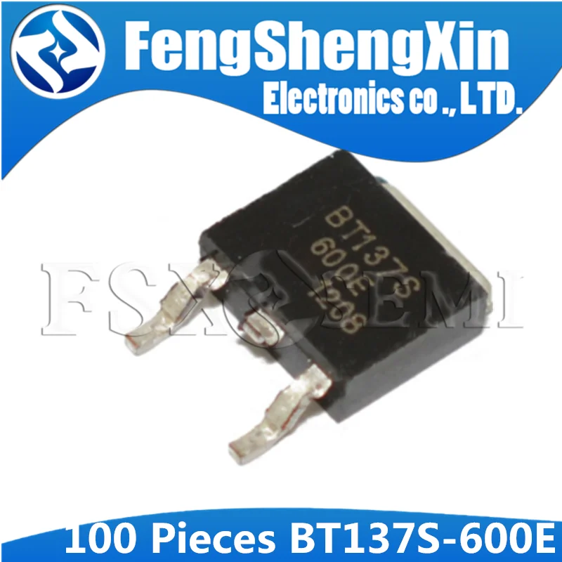 100pcs/lot BT137S-600E TO-252 BT137S TRIAC