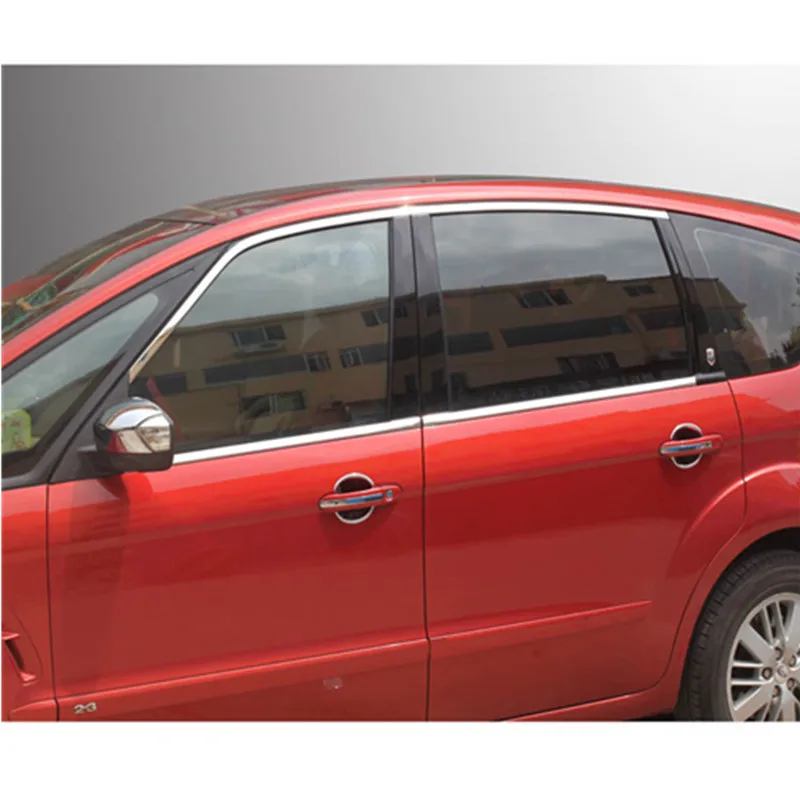 Stainless Stain Window Frame Trim for Ford S-MAX SMAX 2007 2008 2009 2010-2012