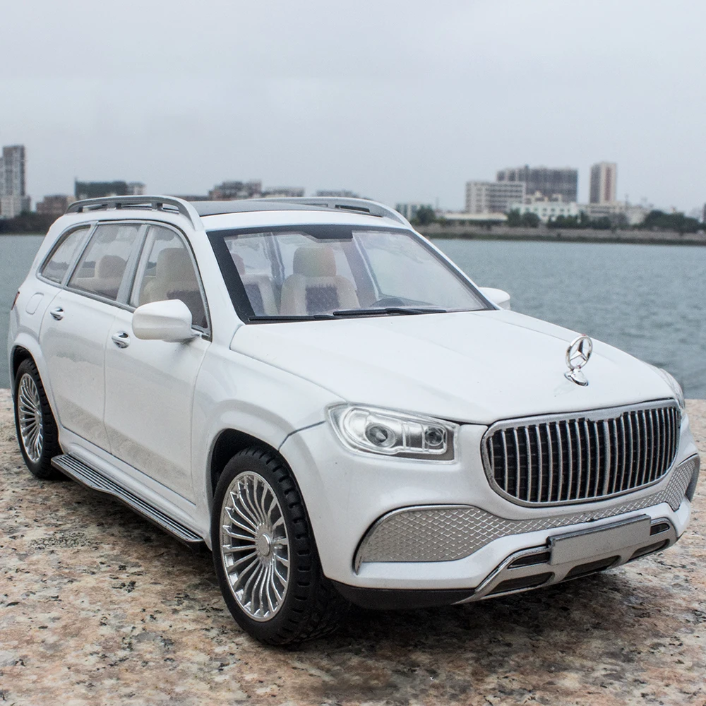 Mới 1:24 Maybach GLS600 Xe Thả Các Mô Hình Mô Phỏng Cao Xe Đồ Chơi Có Nhạc Có Đèn 6 Cánh Cửa Có Thể Mở Quà Tặng dành Cho Trẻ Em