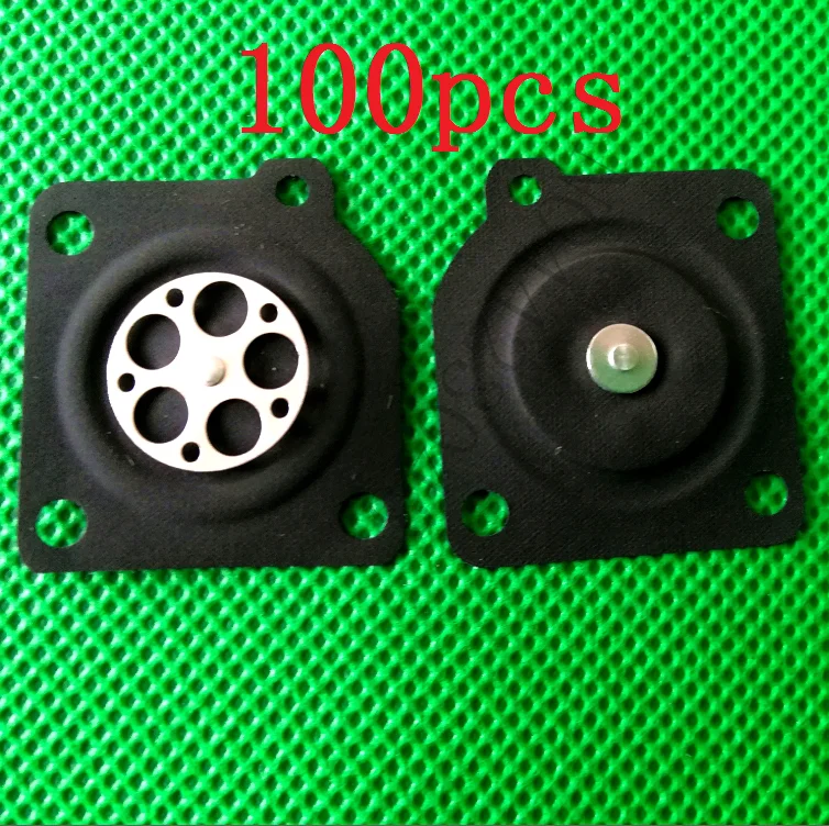 Kit de Reparo do Carburador para Zama Metering Membrana Diafragma Gaxeta Trimmer Motosserra Peças 100 Peças Zama180 192