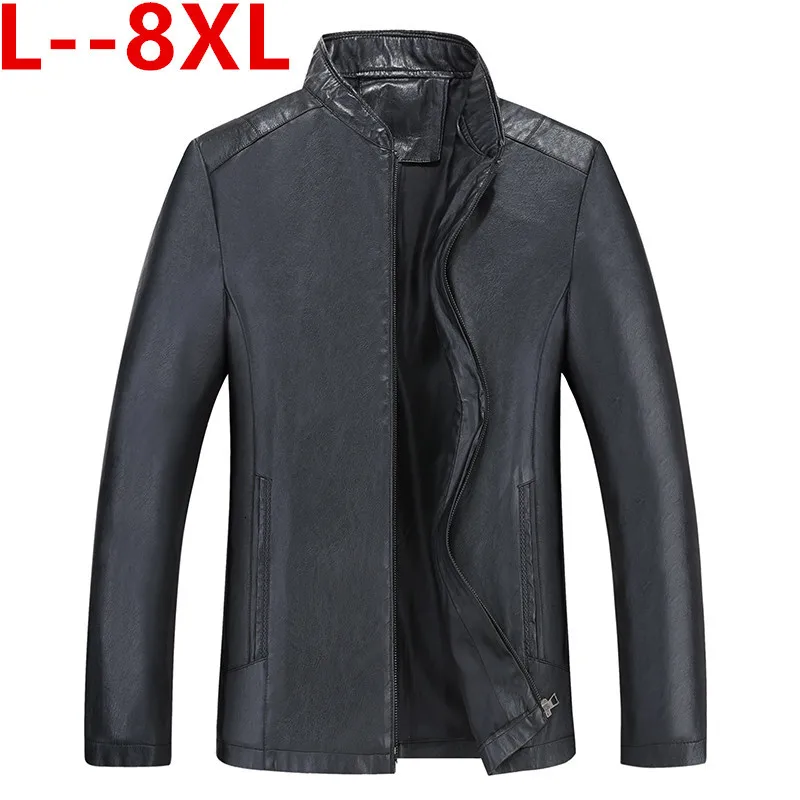 Plus    Spring Autumn Mens Leather Jackets Brand Real 100% Sheepskin Coat Jaqueta Couro Male Leather Jacket For Men